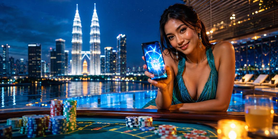 Pemain Kuala Lumpur menikmati permainan kad meja dalam suasana kasino tempatan
