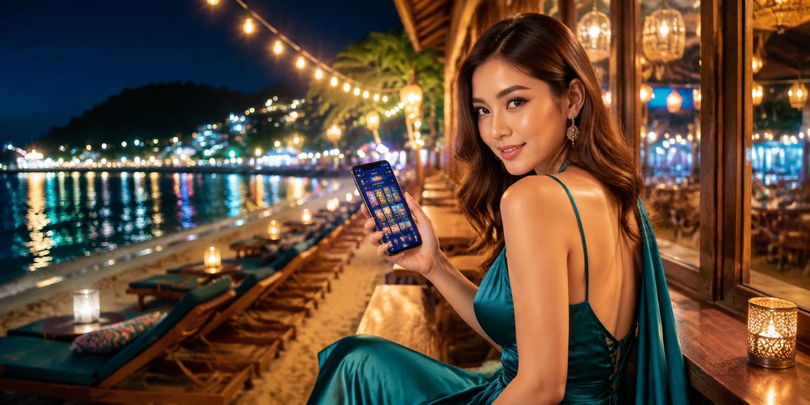 Suasana hiburan kasino Malaysia dengan permainan slot moden dan berwarna-warni